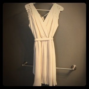 Creamy white formal dress